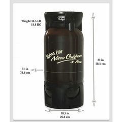 Organic Hair Raiser® Nitro Coffee 5 Gal BIK PolyKeg - www.yourespressomachines.com
