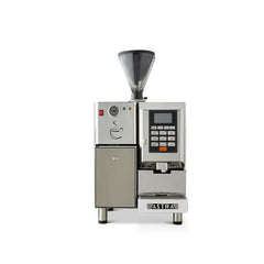 Astra: Super Automatic Espresso Machine, One Step Double Hopper with Refrigerator 110V SM-222- white www.yourespressomachines.com