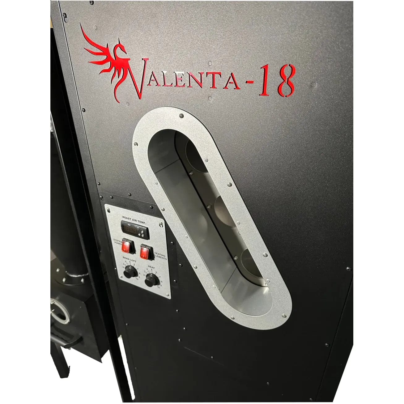 Coffee Crafters: Valenta 18 Fluid Bed Coffee Roaster Tower front. www.yourespressomachines.com