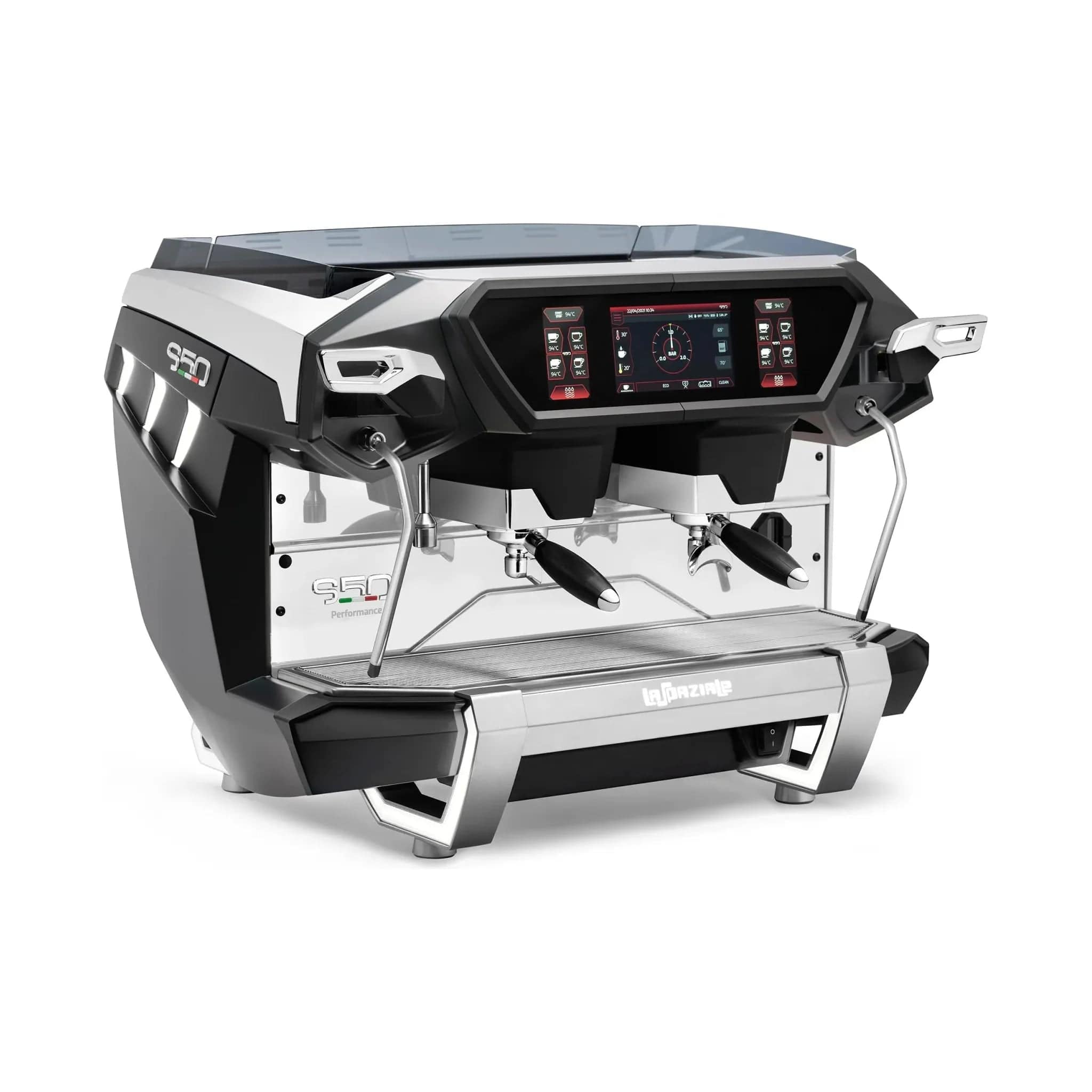La Spaziale: S50 Performance Electronic Automatic Espresso Machine 2 Group Black- www.yourespressomachines.com