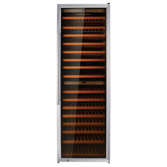 Omcan: 27-Inch Single Zone Wine Cooler With 192 Bottle Capacity and Stainless Steel Door
