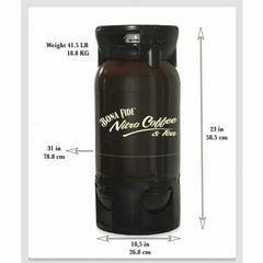 Organic Peru Nitro Coffee 5 Gal BIK Keg - www.yourespressomachines.com
