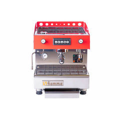 Fiamma:  Marina Commercial Espresso Machine Black and Red  MARINA CV DI - Pour-in Tank Model - www.yourespressomachines.com