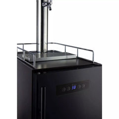 Kegco 15" Wide Cold Brew Coffee Single Tap Black Commercial Kegerator