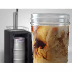 Kegco 15" Wide Cold Brew Coffee Single Tap Black Commercial Kegerator